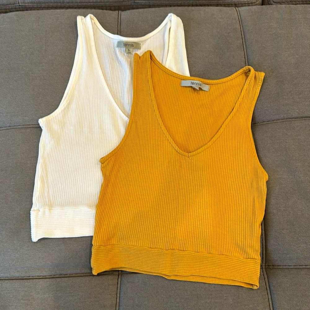 2 crop tops